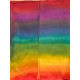 Shawl Rainbow Strong Colours Diagonal/Straight Silk 150x28 cm